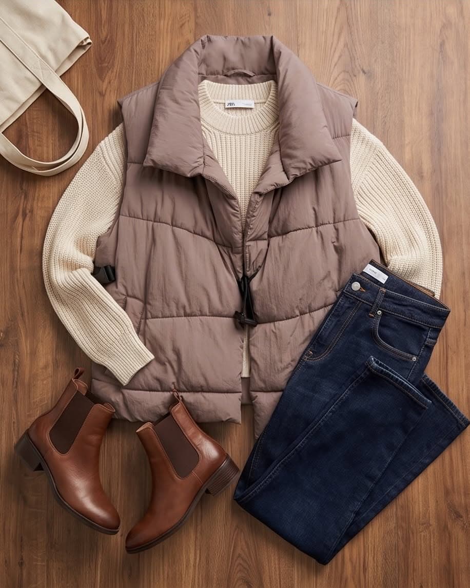 Zara დუტის ჟილეტი