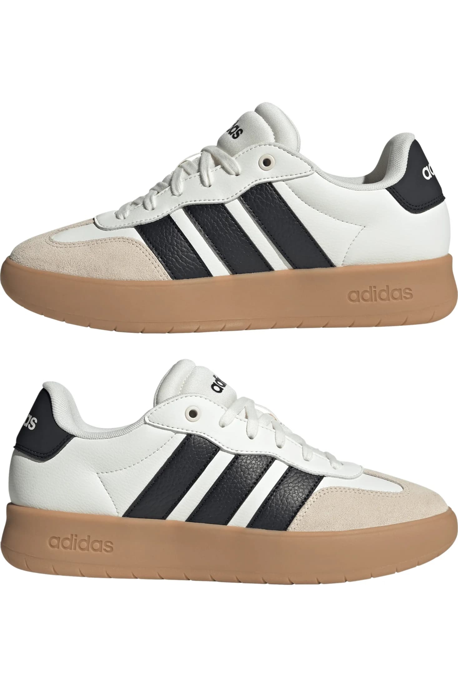 Adidas Sneaker — თეთრი/შავი/გამი